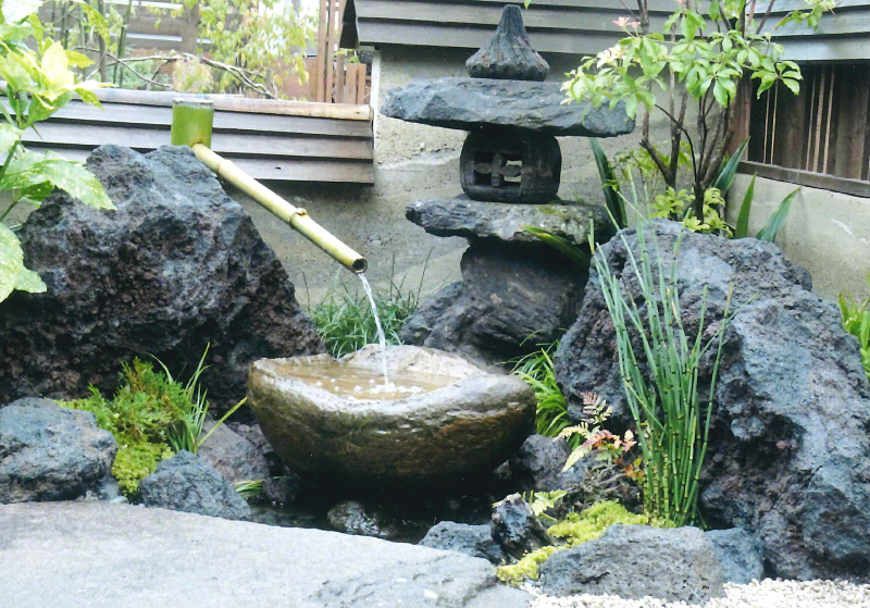 溝口造園・庭・アプローチ・石畳・敷石・おしゃれ・洋風＆和風