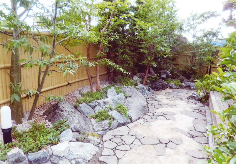 溝口造園　庭・庭石・灯篭・モダン・癒し